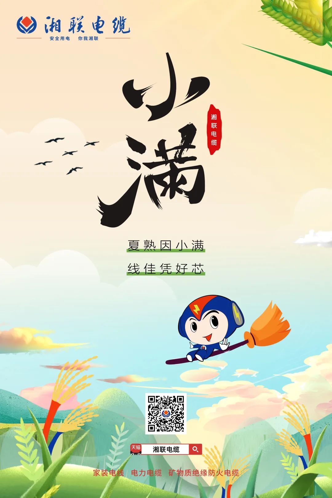 小满节气今日至，用电安全需重视！#安全用电你我湘联